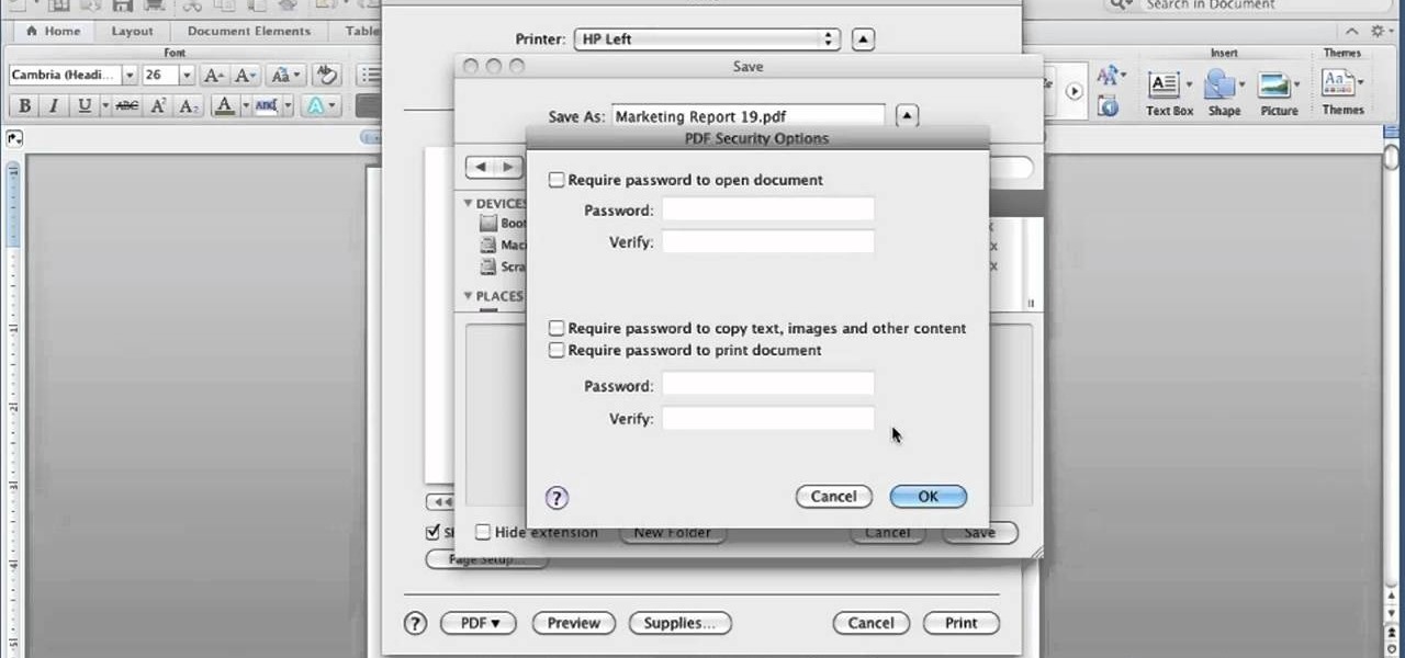 number pages in word for mac 2011